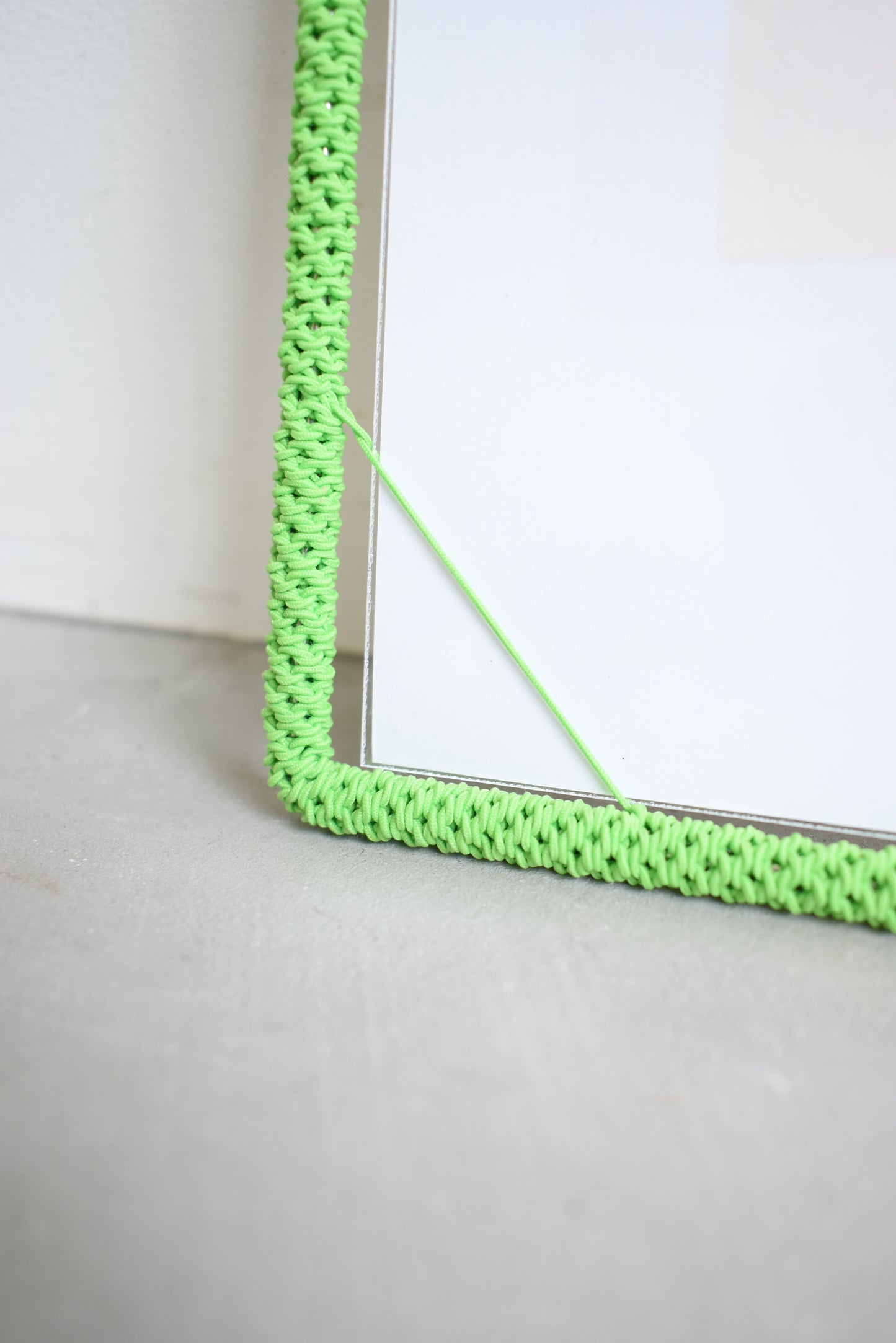 FRAME / A5 /light gray × mint green