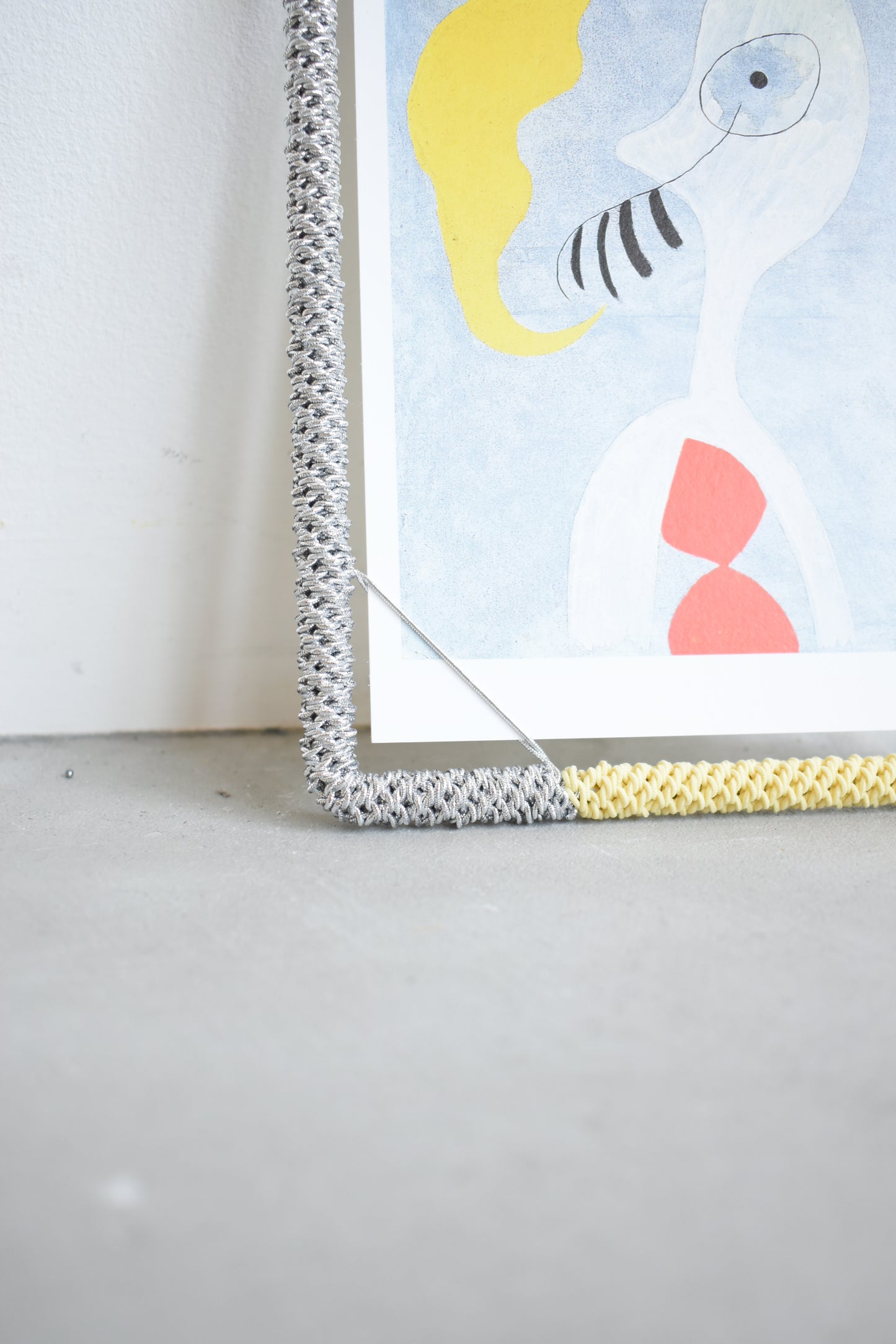 FRAME / A6 / light gray × mint green