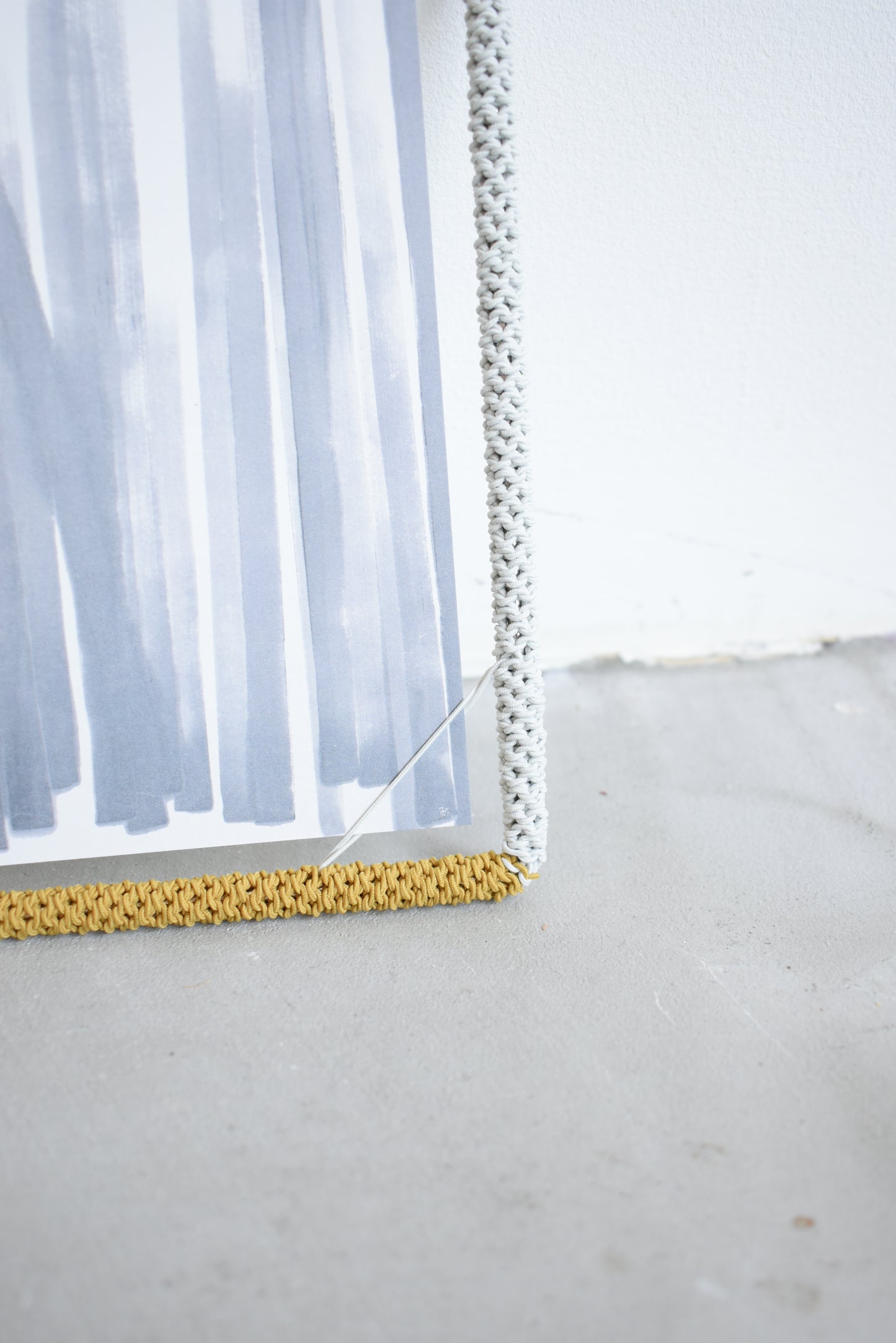 FRAME / A6 / silver × purple