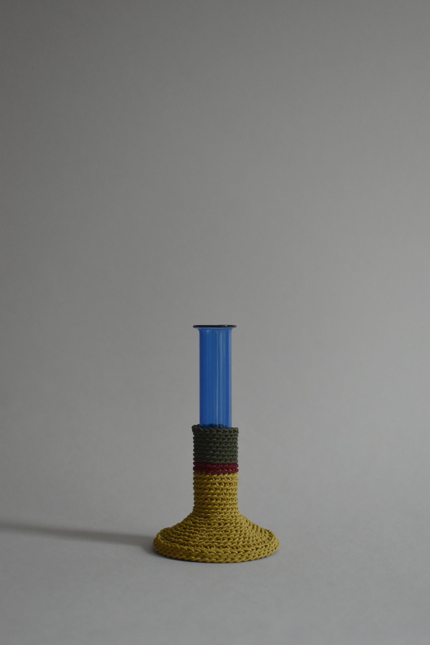 TUBE VASE / M / ochre mix