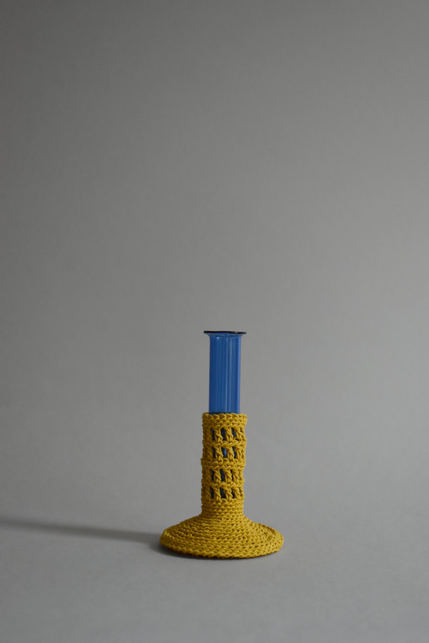 TUBE VASE / M / mustard