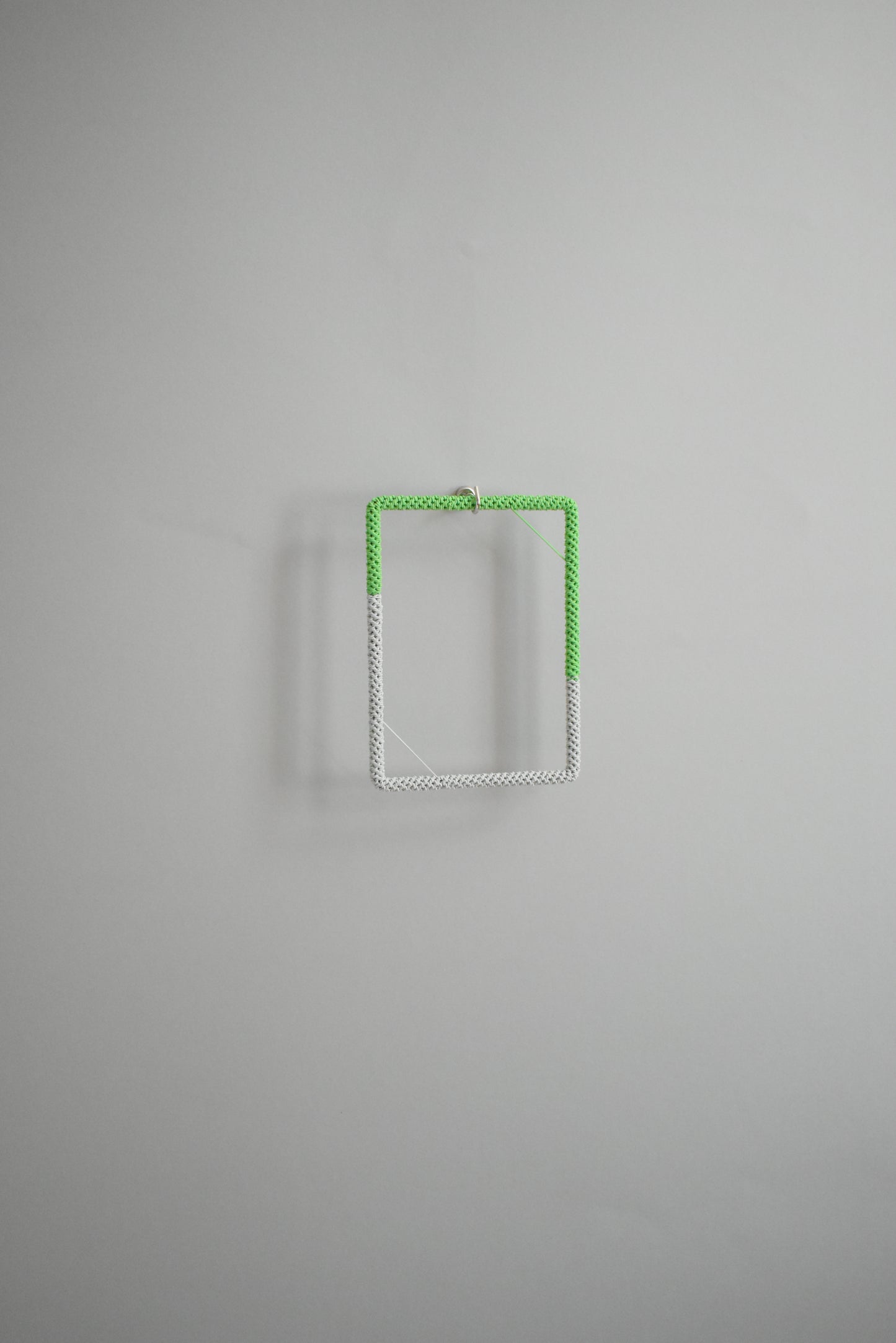 FRAME / A6 / light gray × mint green