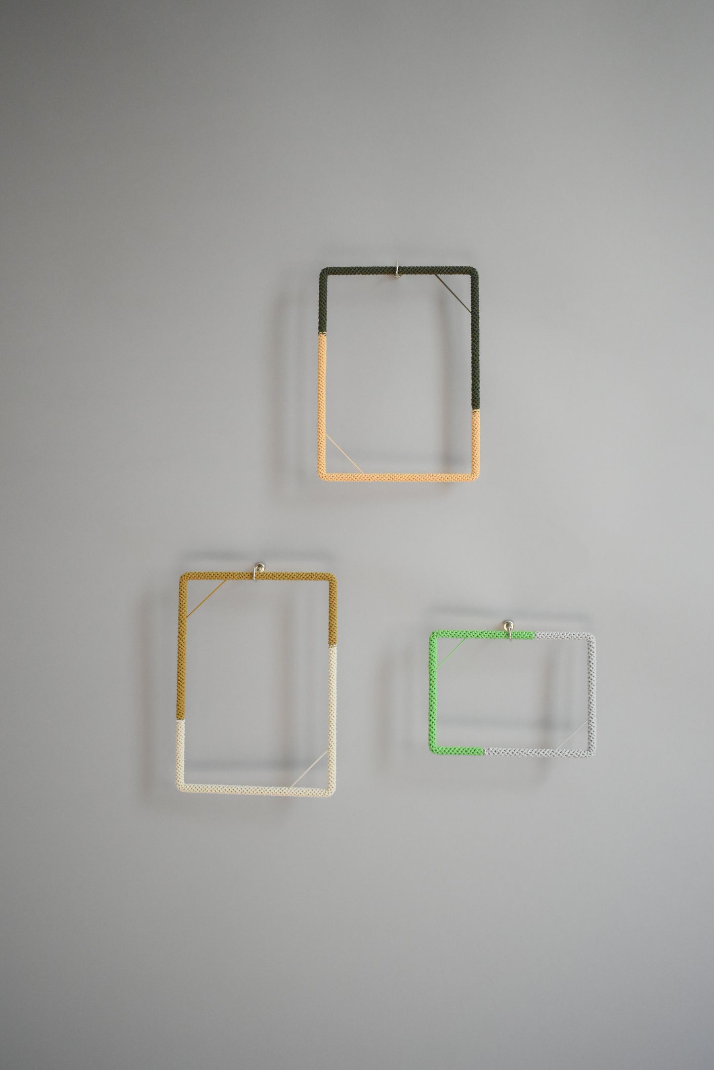 FRAME / A6 / light gray × mint green