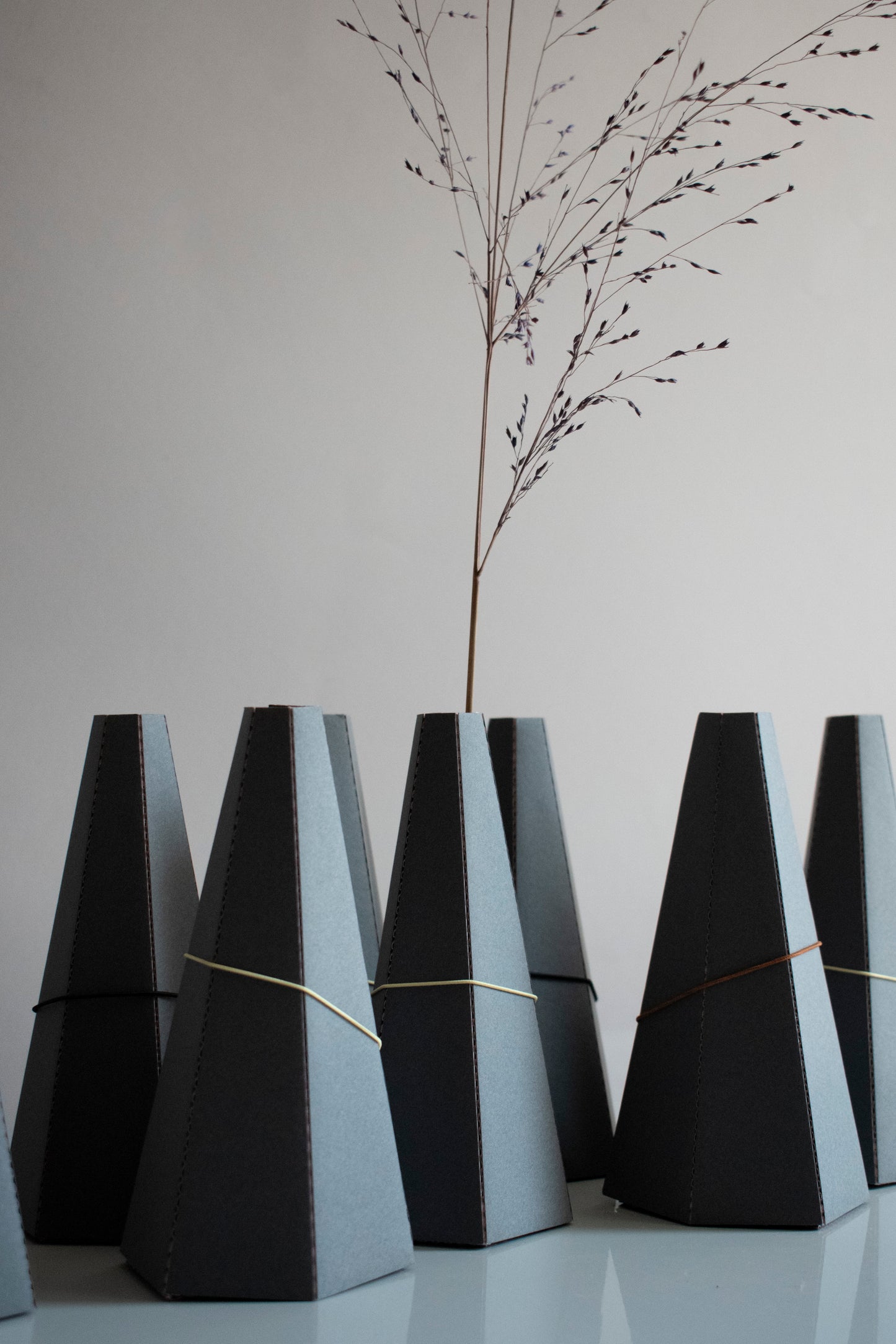 TUBE VASE / M / yellow mix