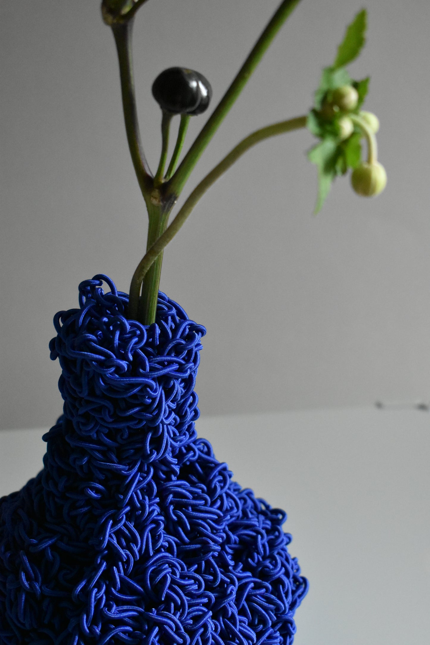 SHUKOU / nest vase / L / cobalt blue