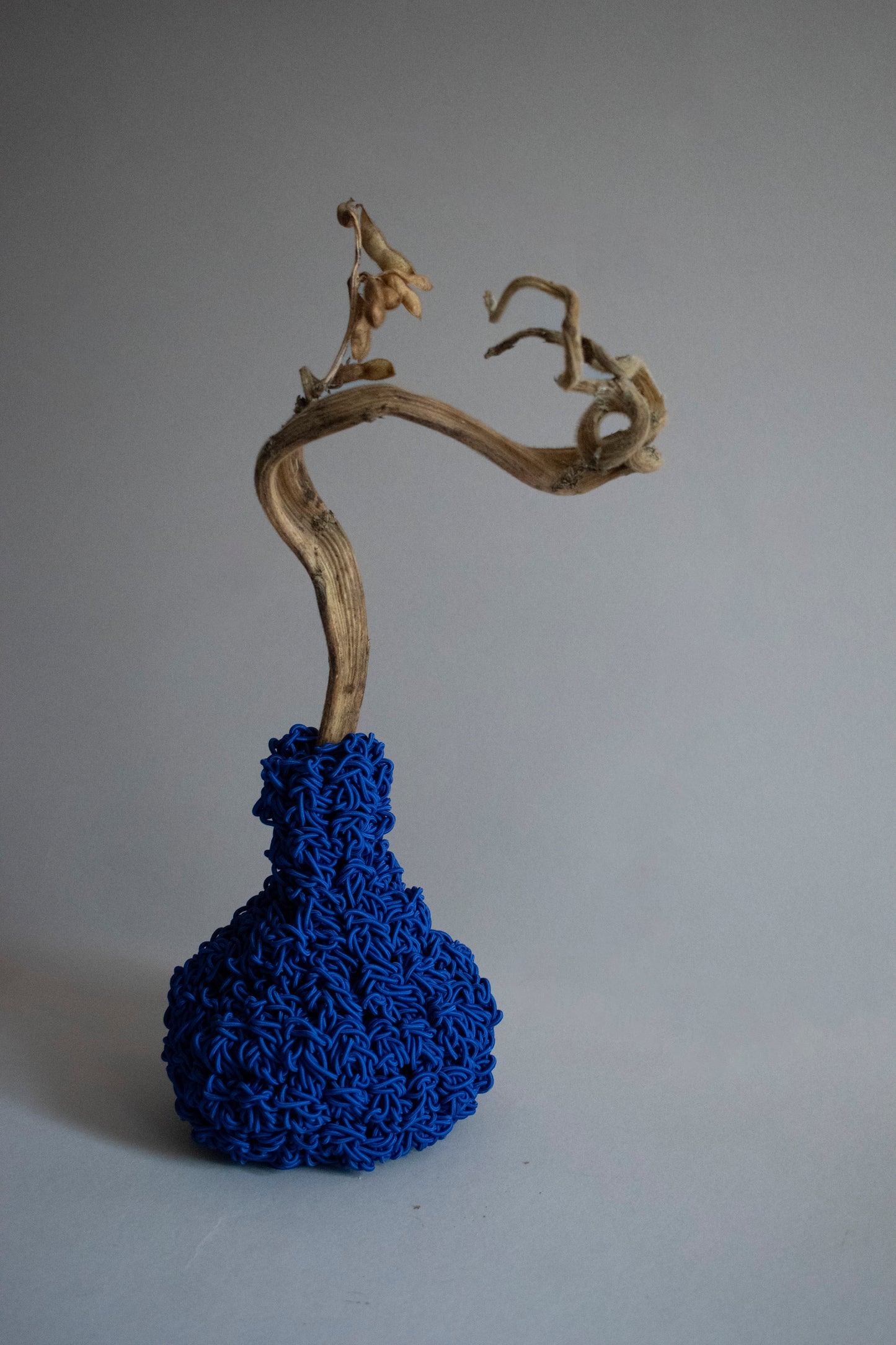 SHUKOU / nest vase / L / cobalt blue