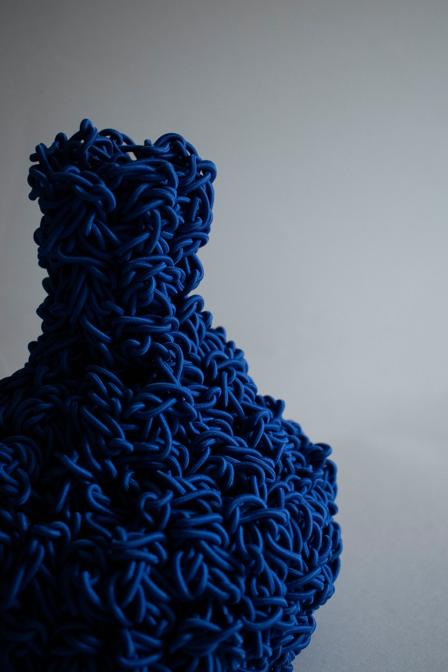 SHUKOU / nest vase / L / cobalt blue