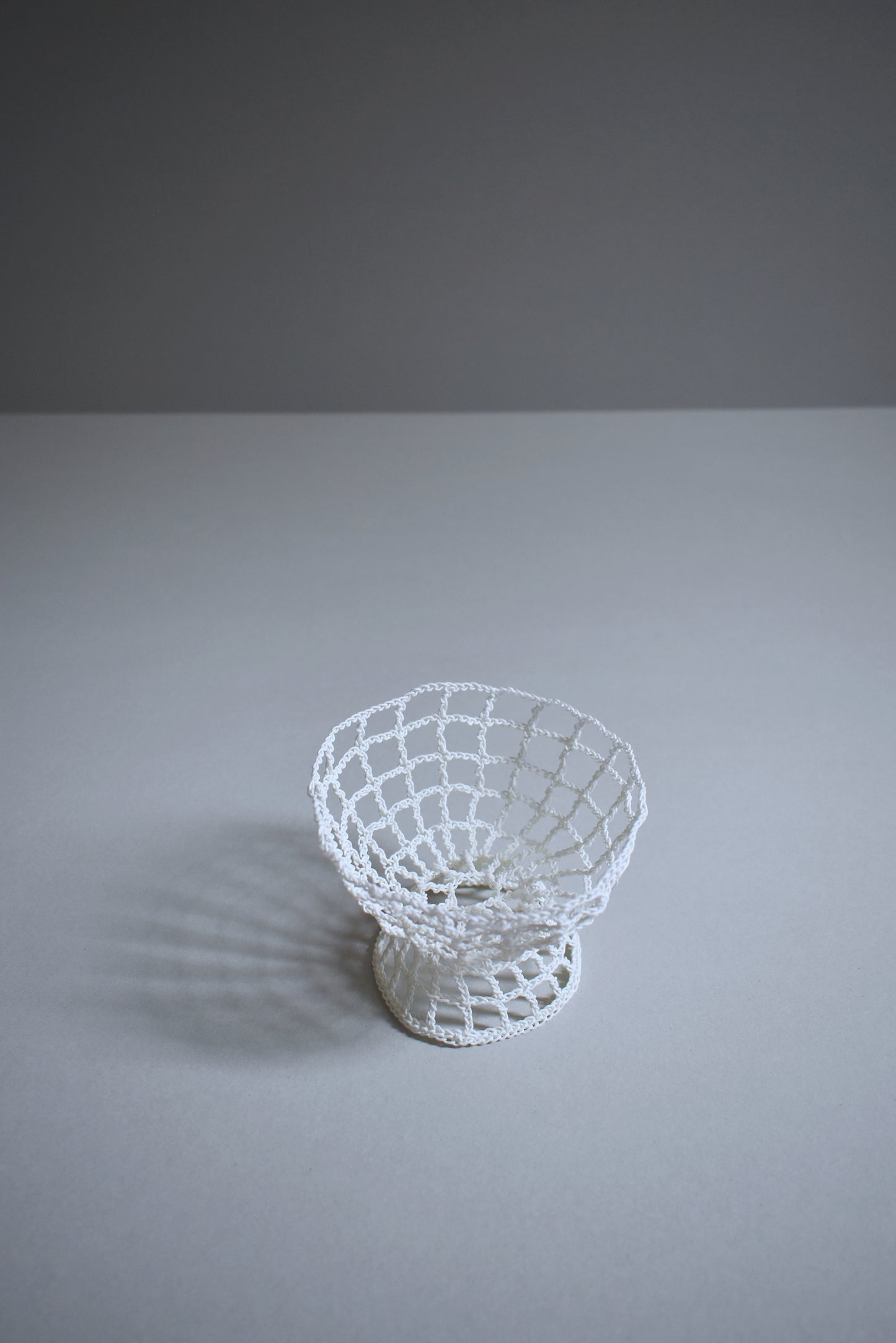 GRID VASE / bowl / white