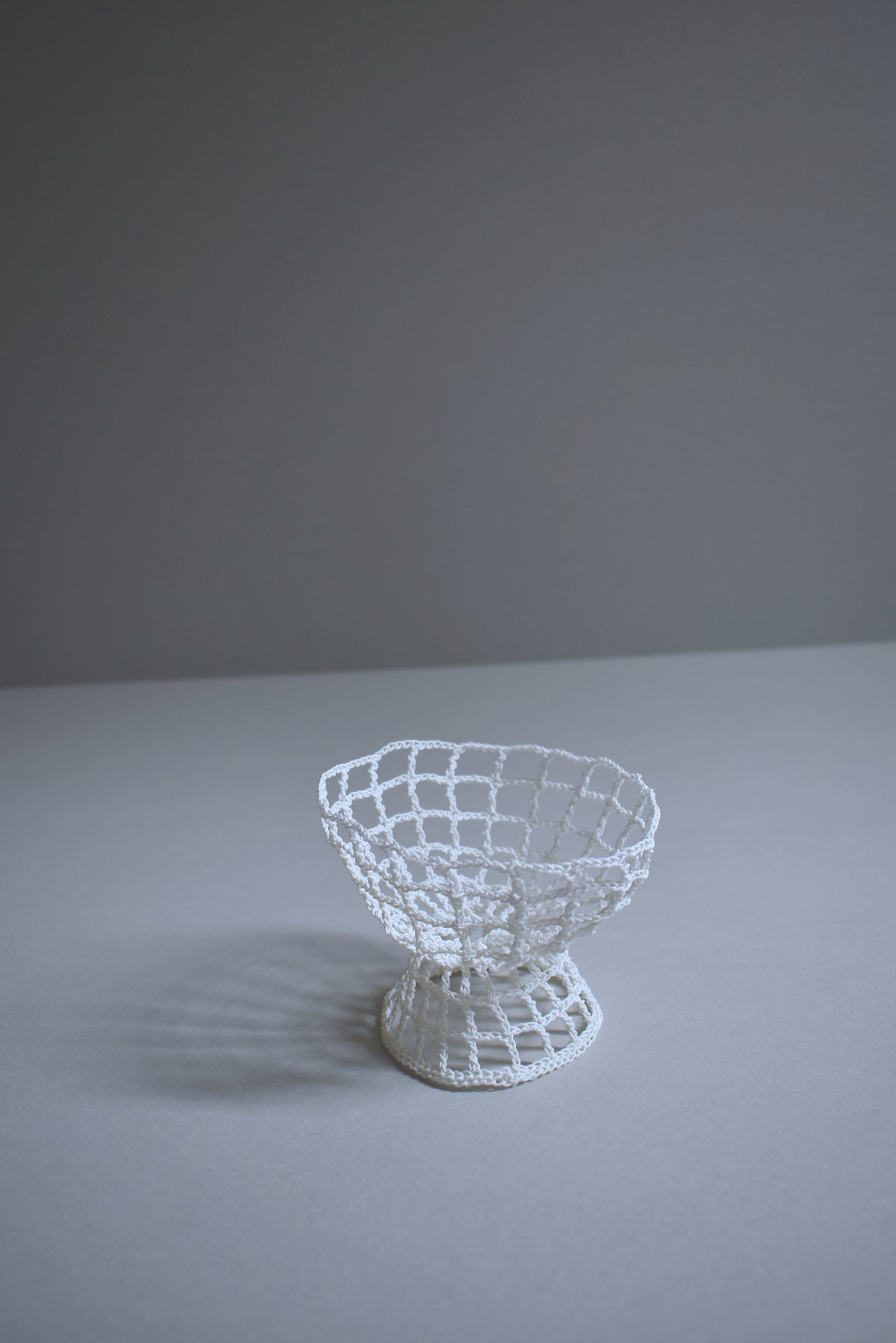 GRID VASE / bowl / white