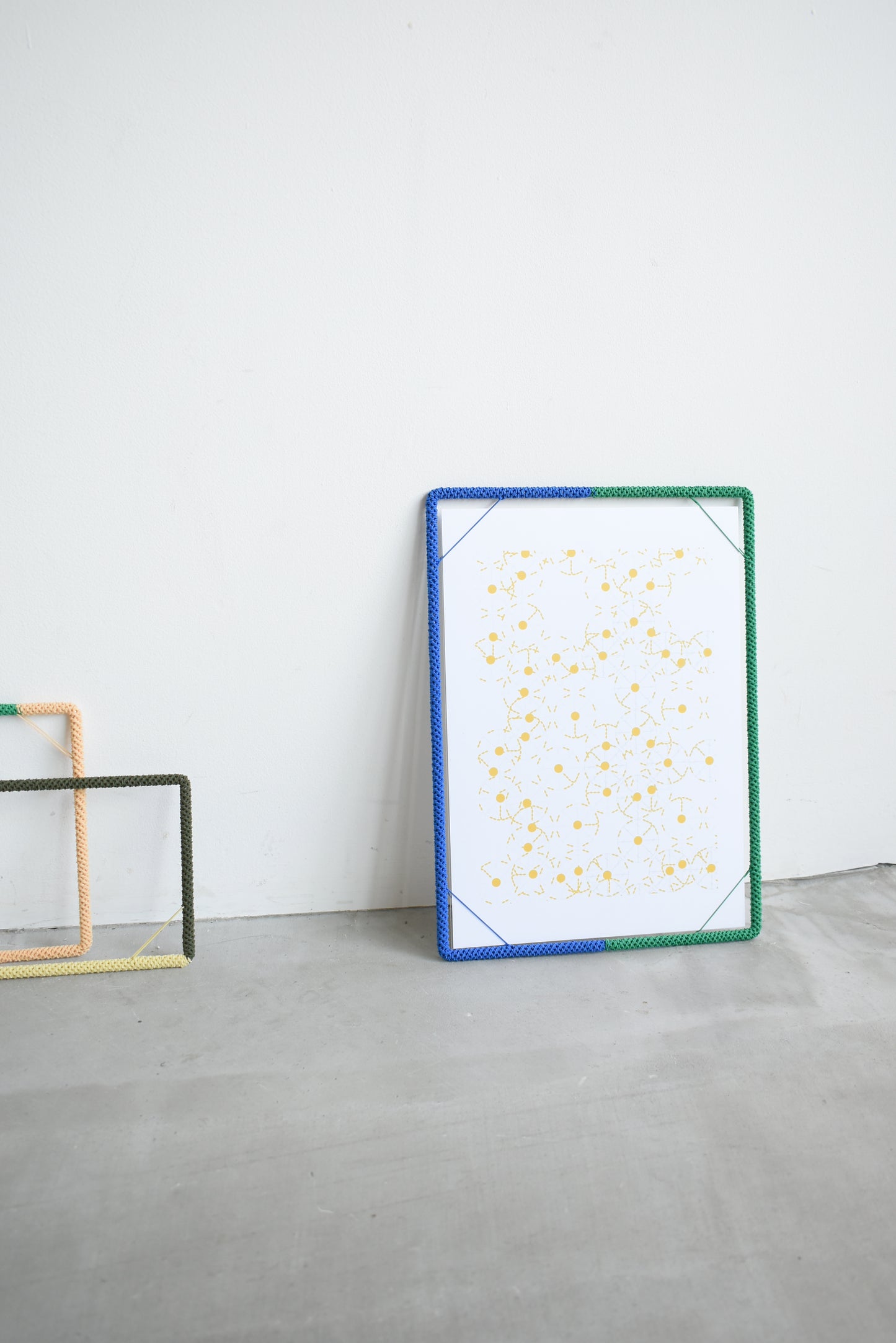 FRAME / A4 / cobalt blue × green