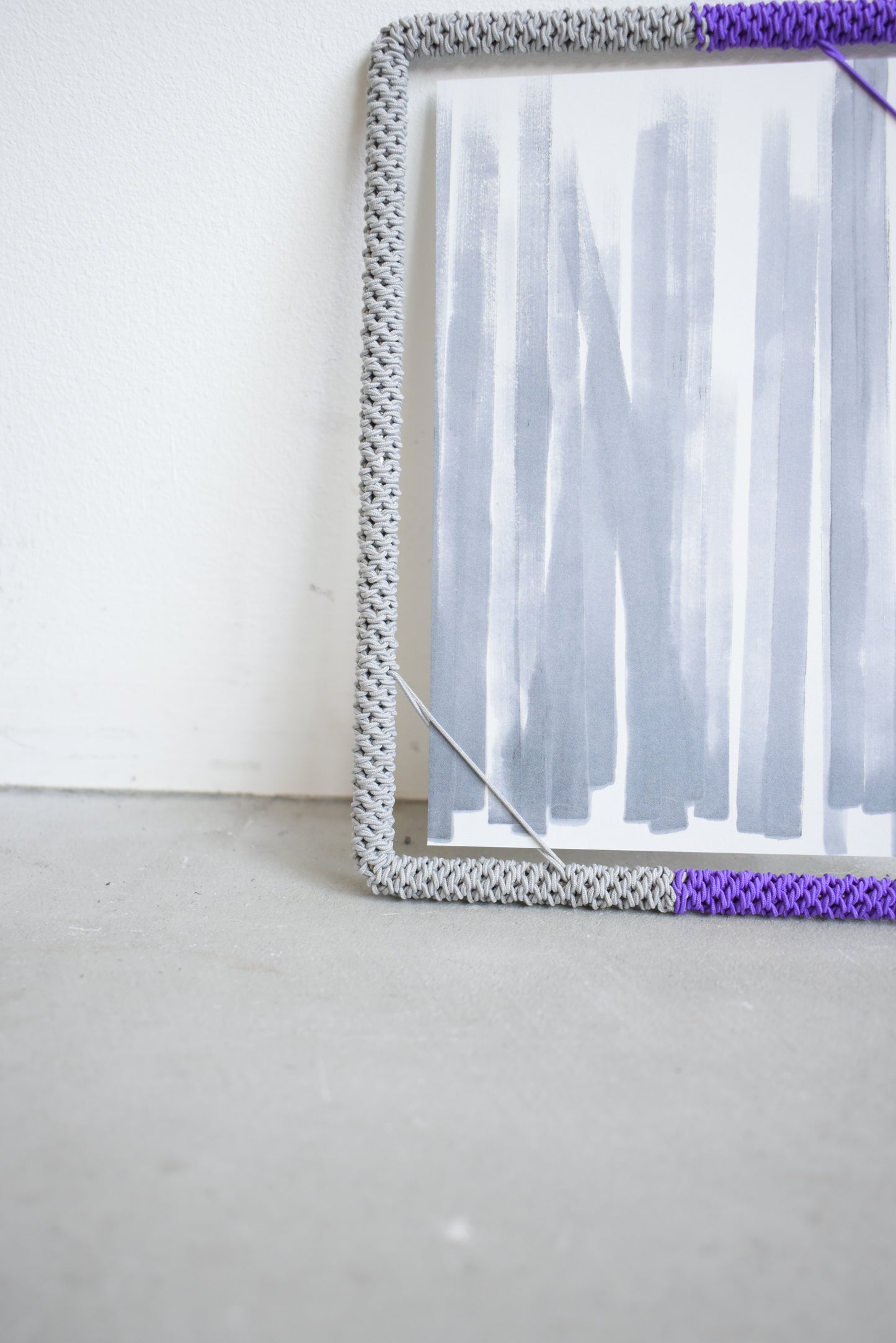FRAME / A6 / gray×purple
