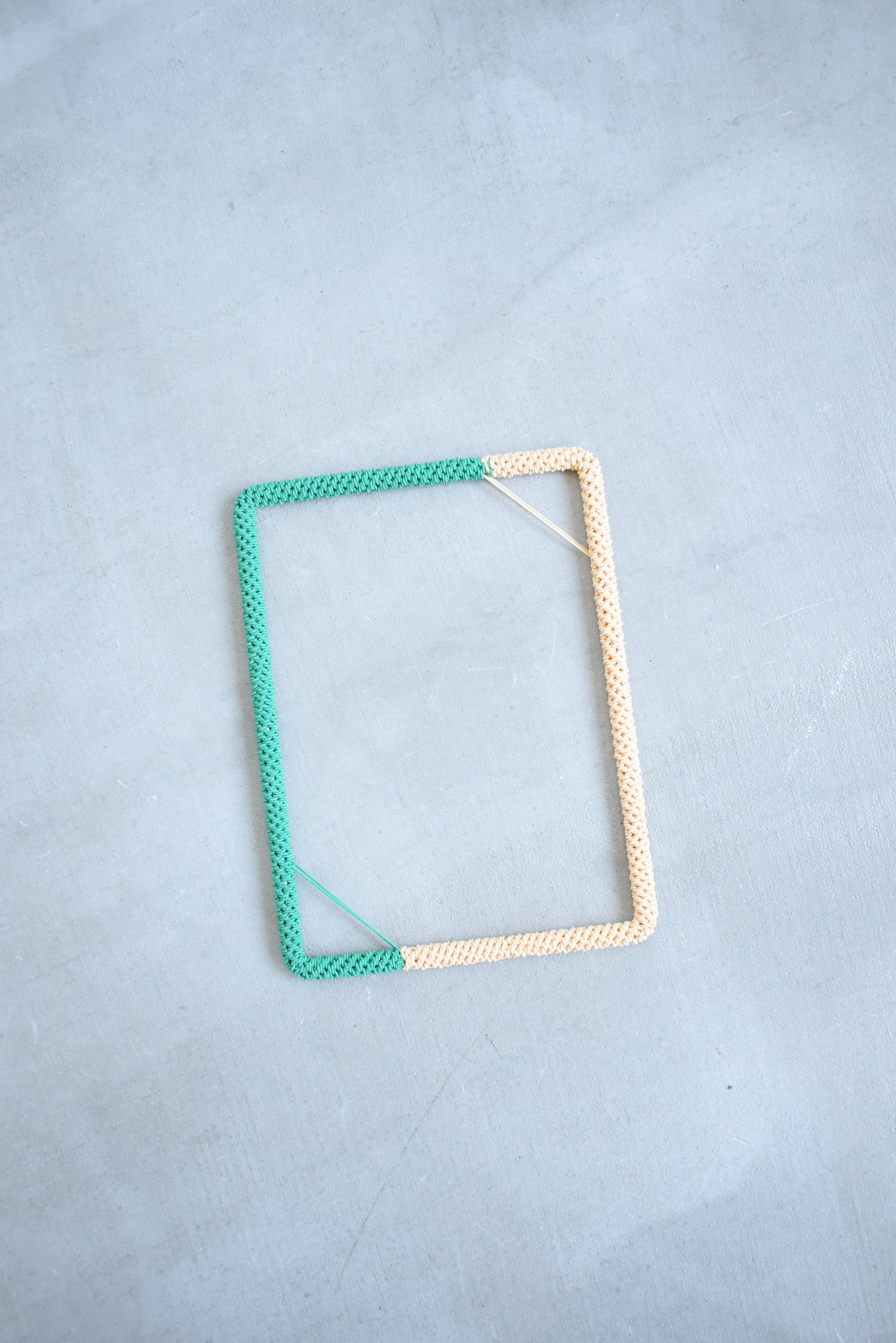 FRAME / A6 / green×pink beige