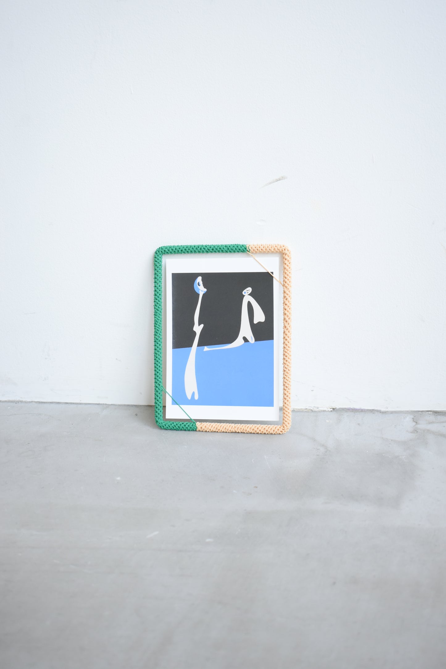 FRAME / A6 / green×pink beige