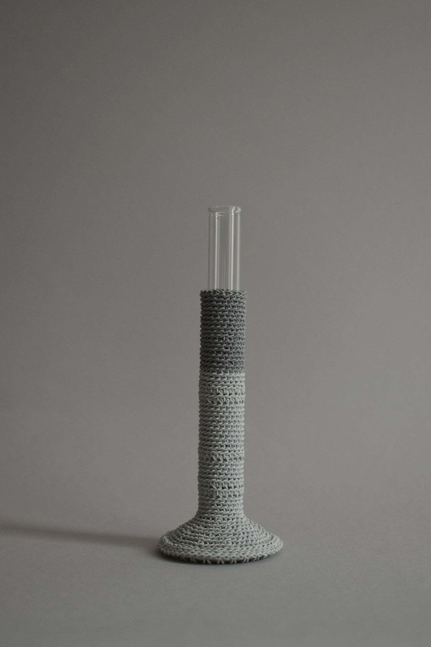 TUBE VASE / L / gray mix