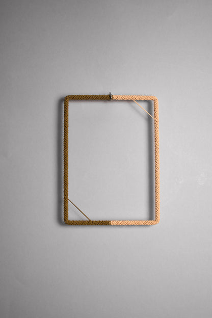 FRAME / A5 /ochre × pink beige