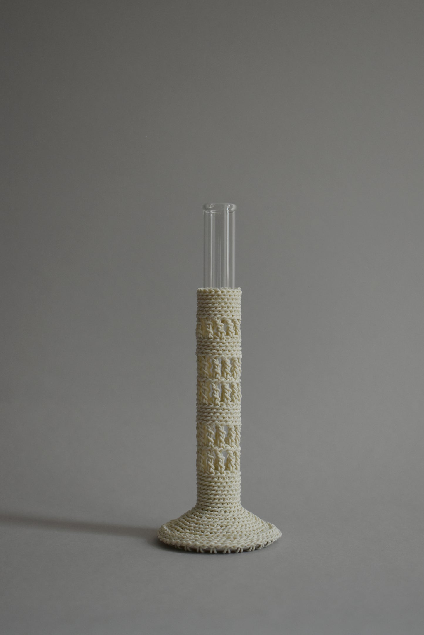 TUBE VASE / L / ivory