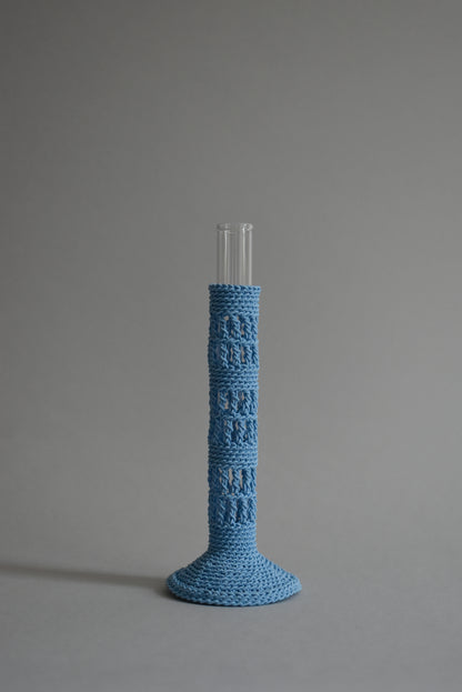 TUBE VASE / L / light blue