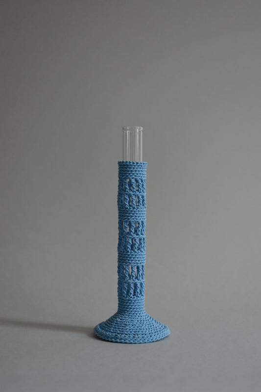 TUBE VASE / L / light blue