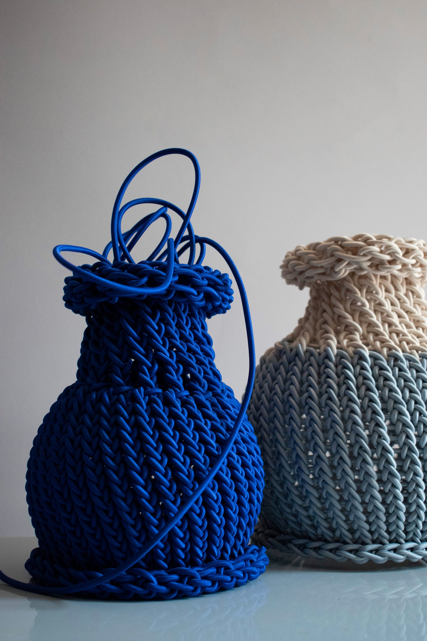 SHUKOU / bold vase / cobalt blue
