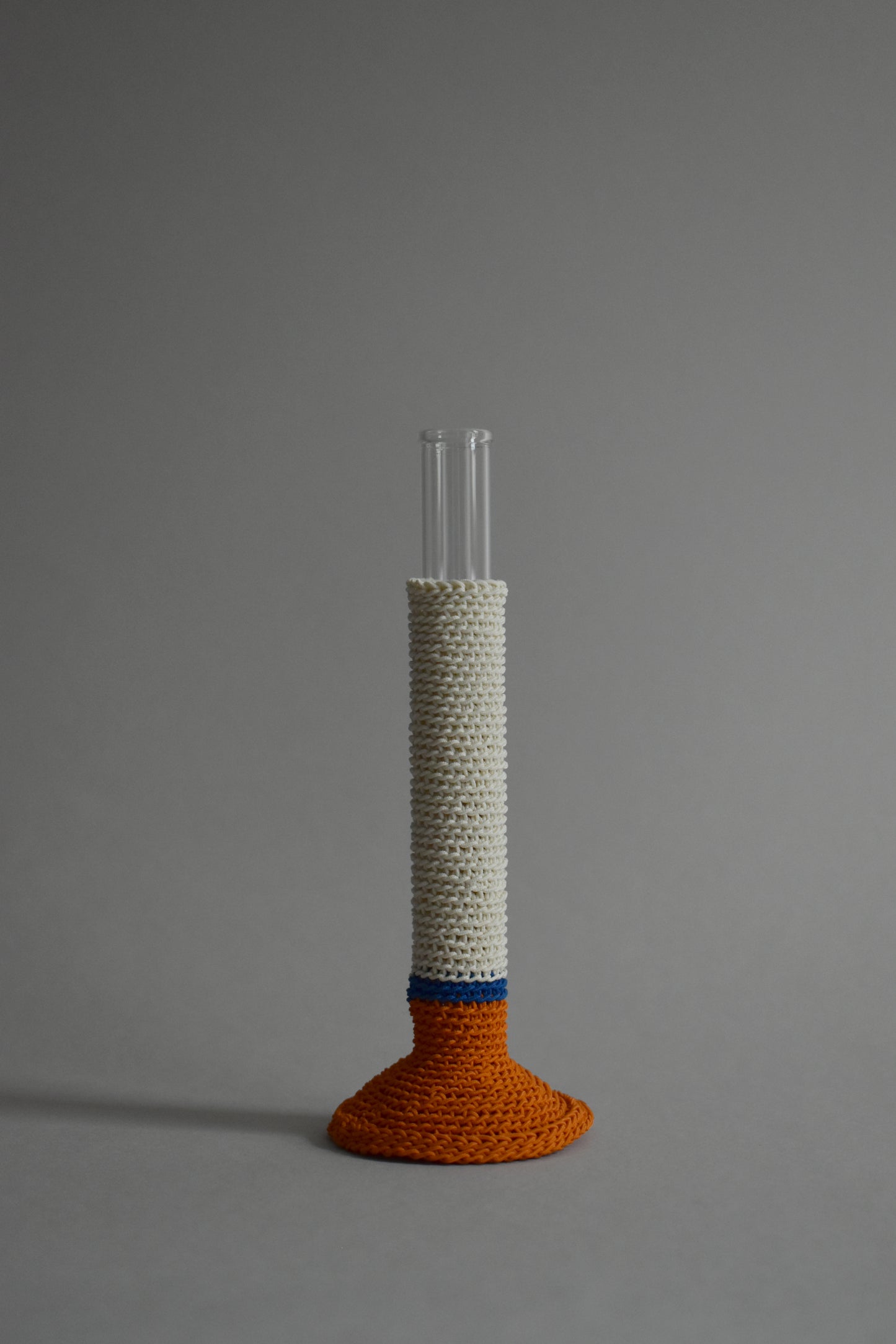 TUBE VASE / L / orange mix