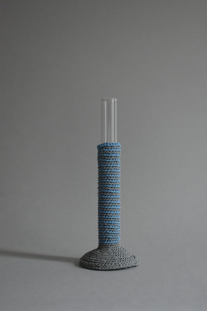 TUBE VASE / L / shima-light blue