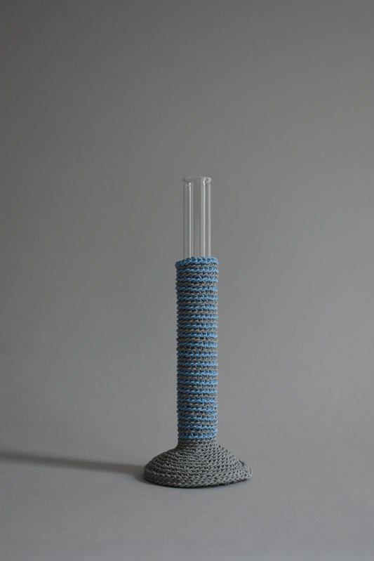 TUBE VASE / L / shima-light blue
