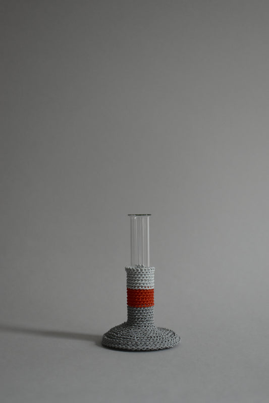 TUBE VASE / M / red mix