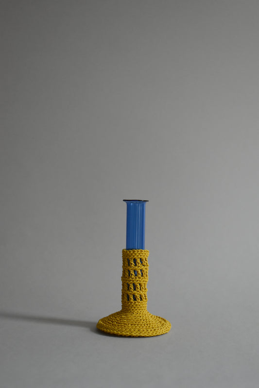 TUBE VASE / M / mustard
