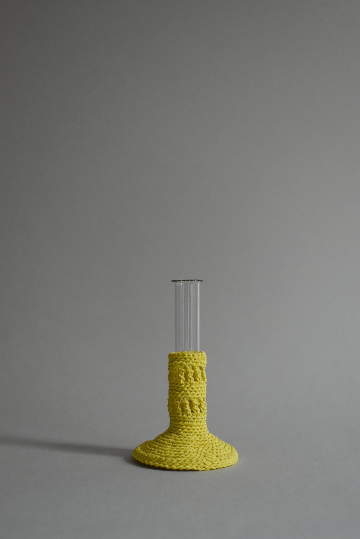 TUBE VASE / M / yellow