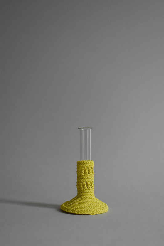 TUBE VASE / M / yellow