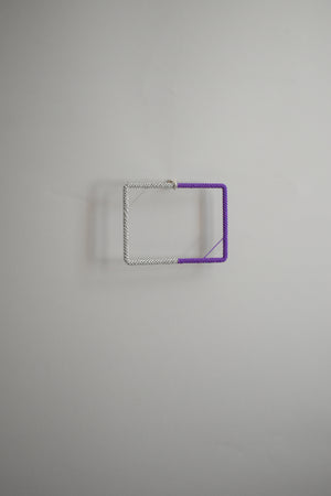 FRAME / A6 / silver × purple