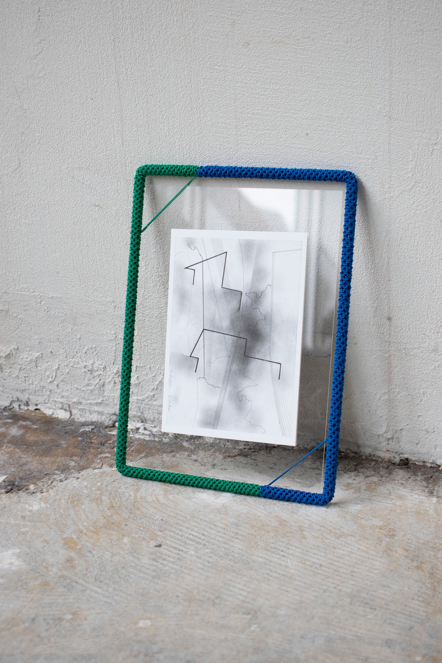 FRAME / A5 /cobalt blue × green①