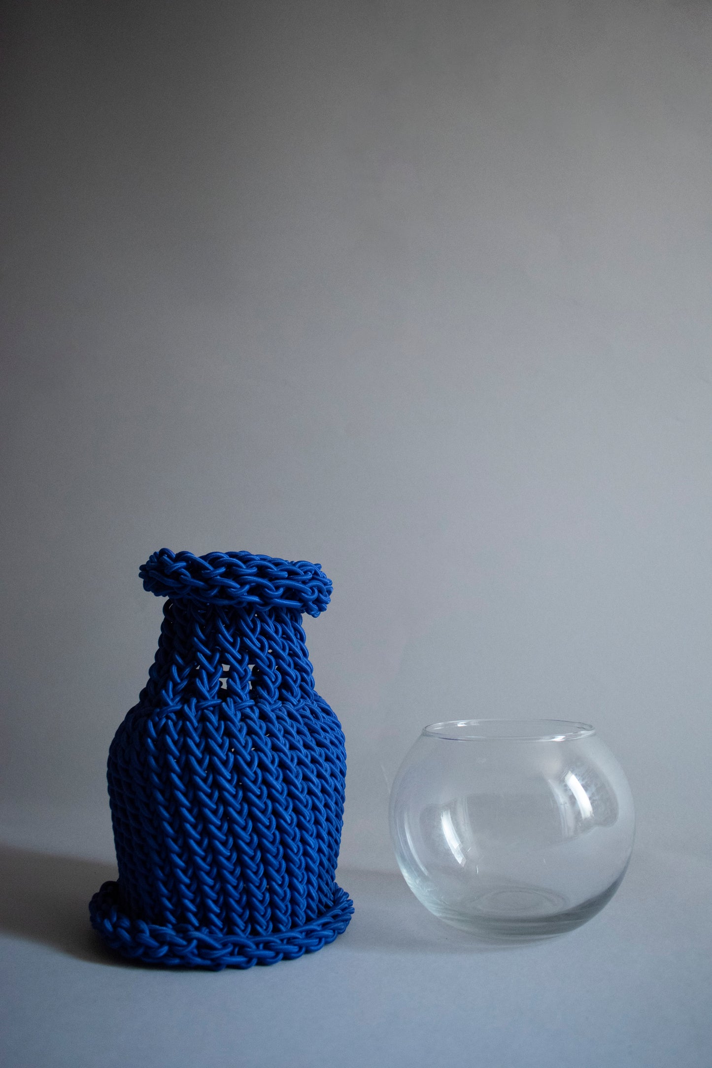 SHUKOU / bold vase / cobalt blue